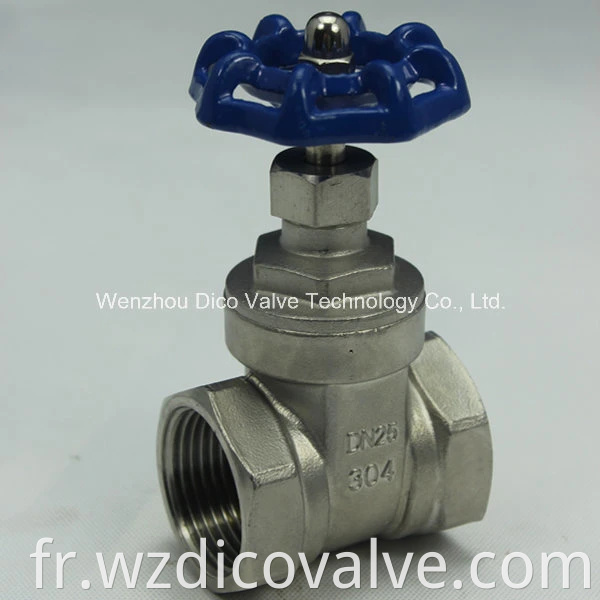 Wenzhou China CF8 / CF8M Fin sur 200 Wog Gate Valve